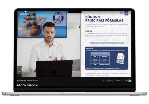 Aula com as principais fórmulas do Excel